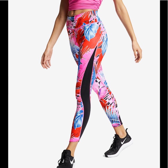 nike floral tights